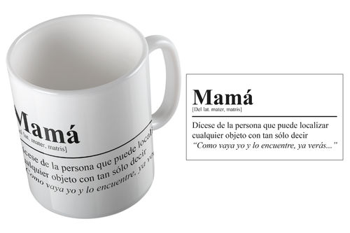 Taza de cerámica Definición de Mamá (2806)