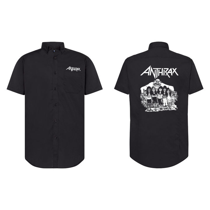 Camisa de manga corta hombre - Anthrax - Banda (447)