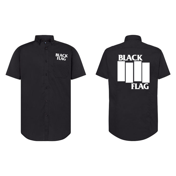 Camisa de manga corta hombre - Black Flag (041)