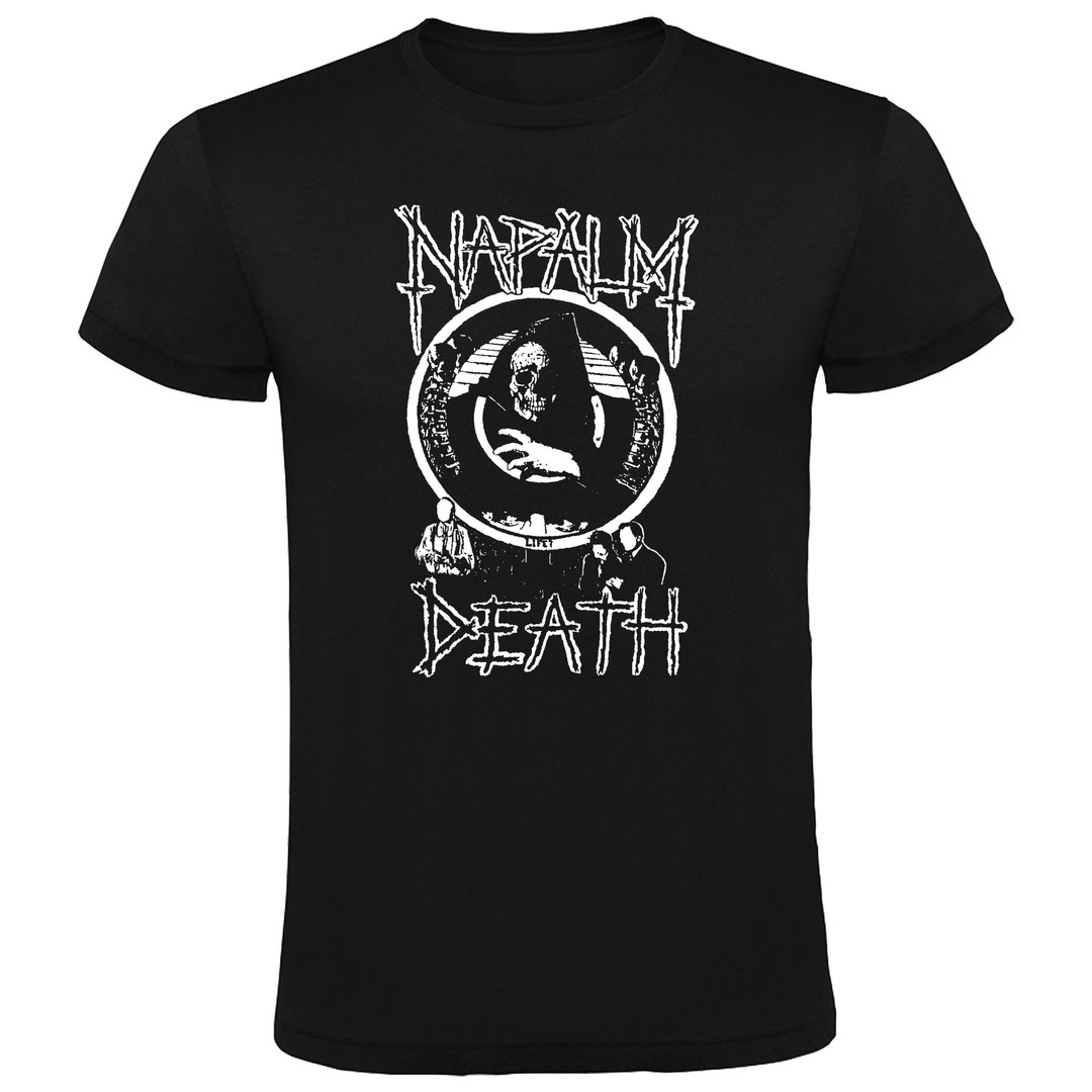 Camiseta de manga corta de hombre - Napalm Death - Life (002)