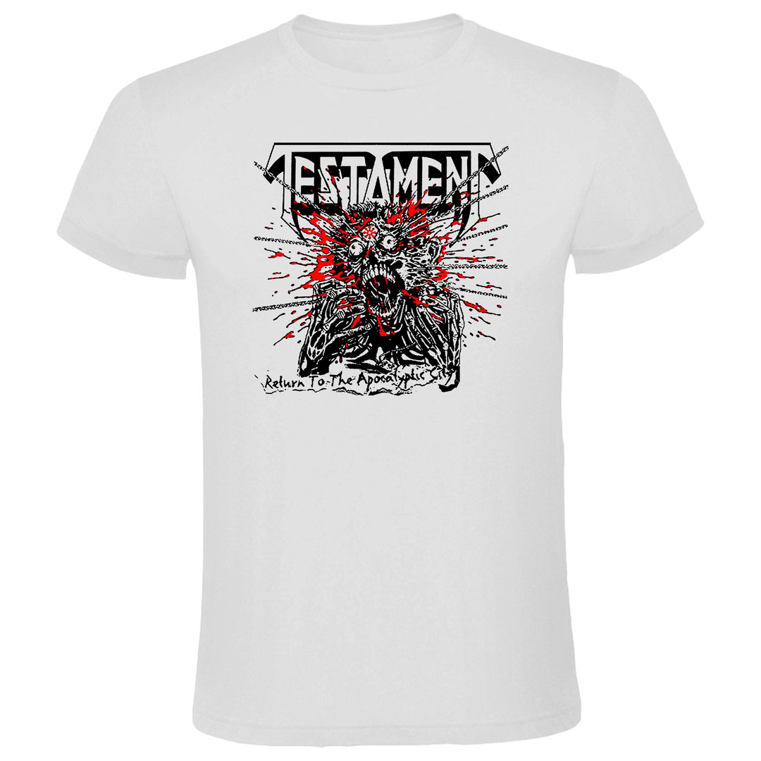 Camiseta de manga corta de hombre - Testament - Return To The Apocalyptic City (029)