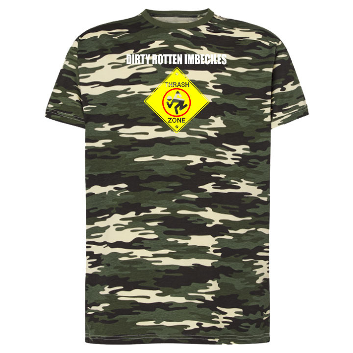 Camiseta de camuflaje corta hombre - D.R.I. - Thrash Zone (023)