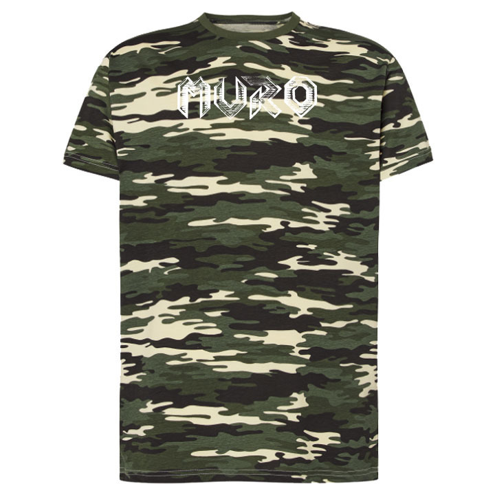 Camiseta de camuflaje corta hombre - Muro (033)
