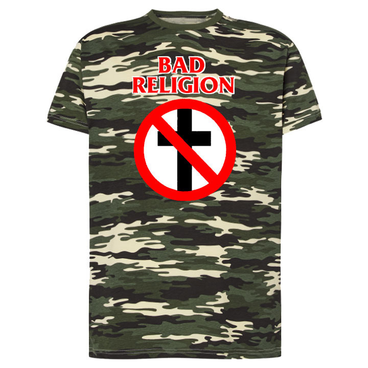 Camiseta de camuflaje corta hombre - Bad Religion (058)