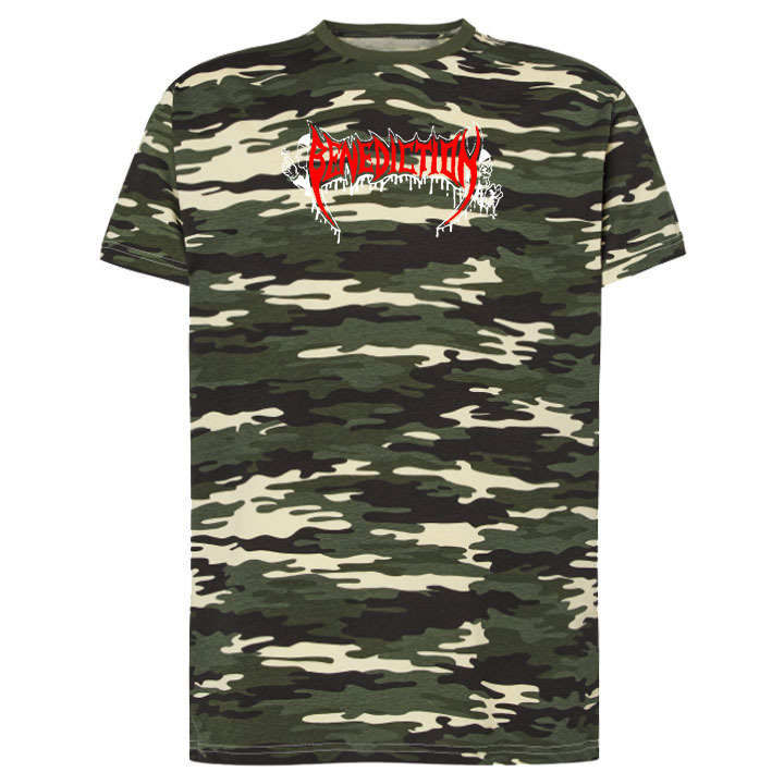 Camiseta de camuflaje corta hombre - Benediction (091)