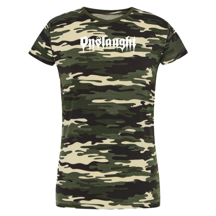 Camiseta de camuflaje corta mujer - Onslaught (026)