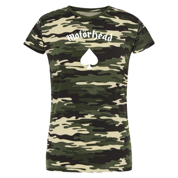 Camiseta de camuflaje corta mujer - Motorhead - Ace (095)