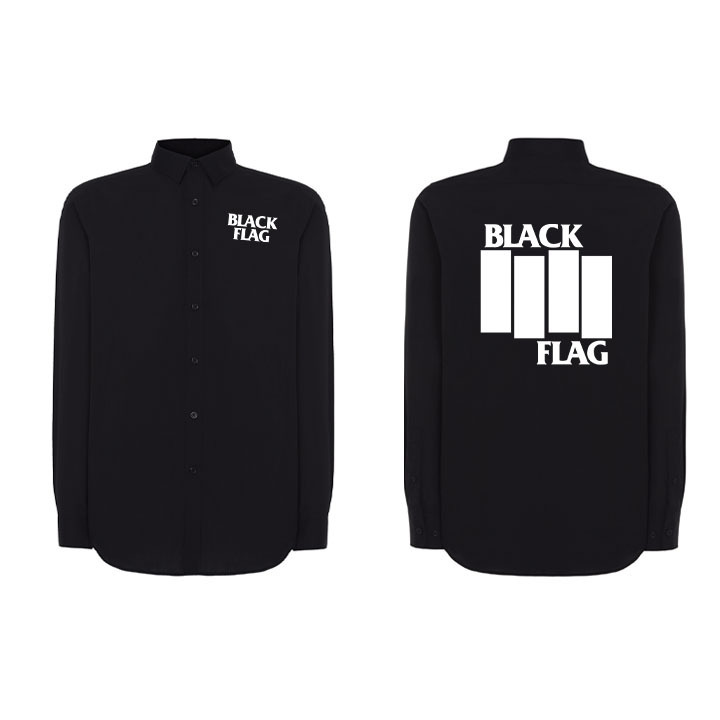Camisa de manga larga hombre - Black Flag (041)