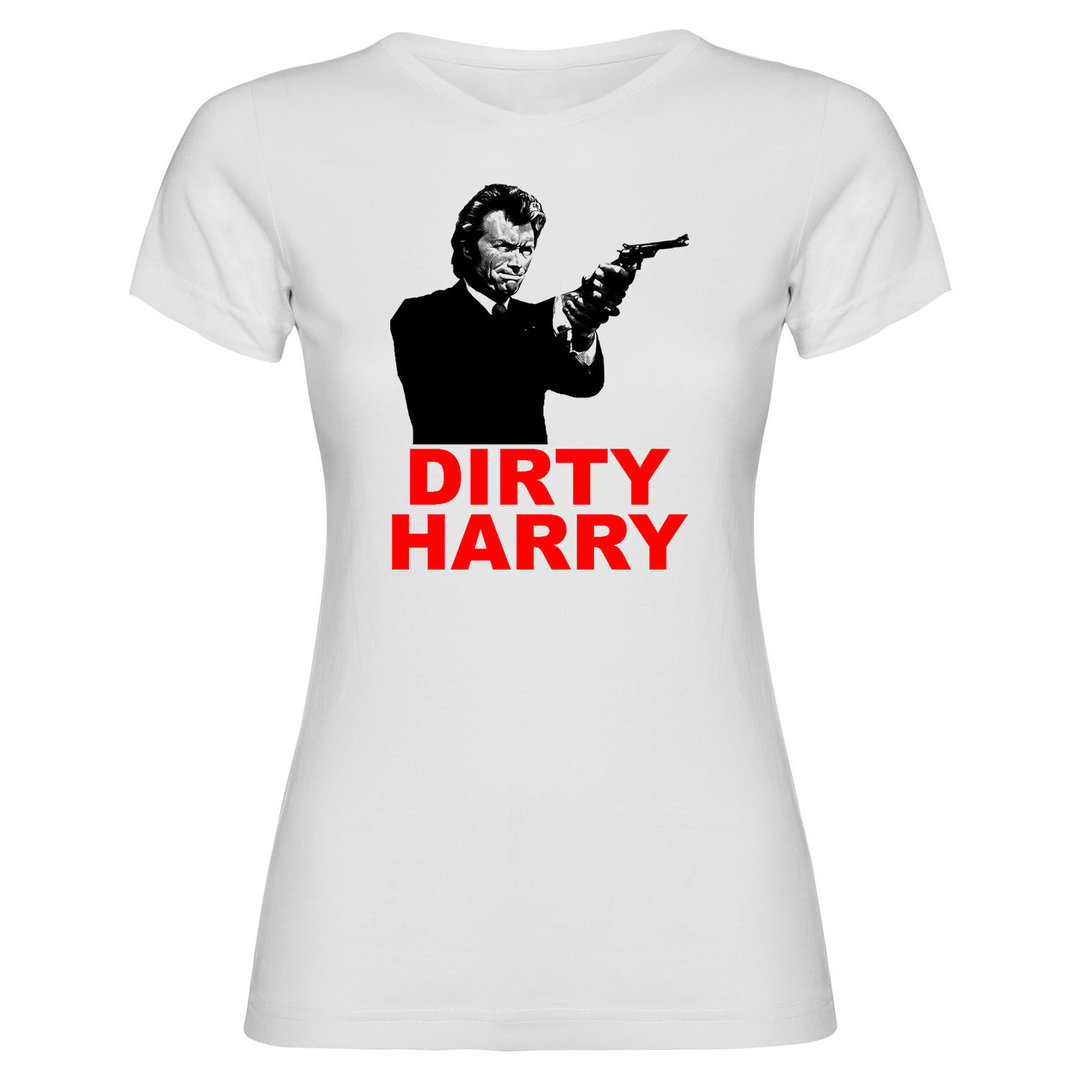 Camiseta manga corta de mujer - Dirty Harry (001)