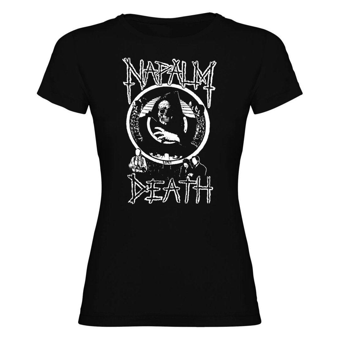Camiseta de manga corta de mujer - Napalm Death - Life (002)