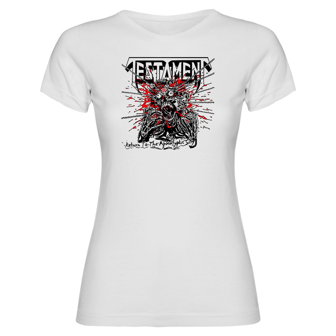 Camiseta de manga corta de mujer - Testament - Return To The Apocalyptic City (029)