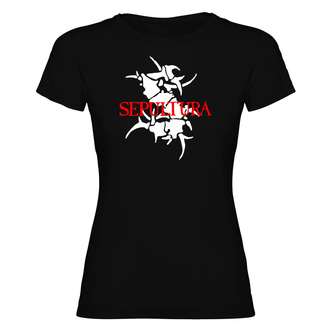 Camiseta de manga corta de mujer - Sepultura - 90´S (030)