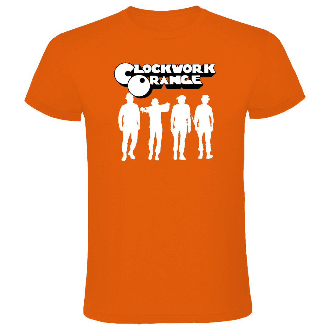 Camiseta de manga corta de hombre - Naranja Mecánica - Drugos Fondo Claro (220)
