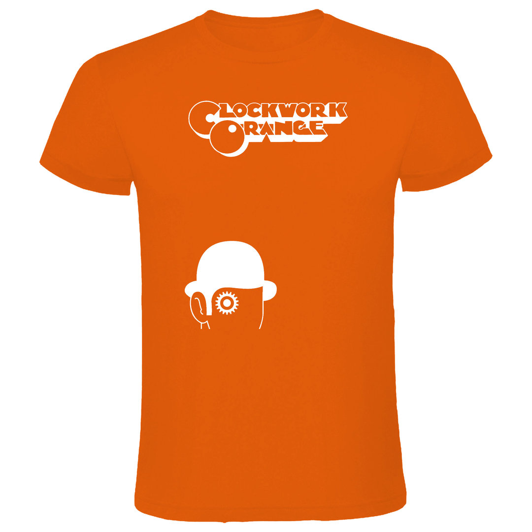 Camiseta de manga corta de hombre - Naranja Mecánica - Sombrero Fondo Oscuro (223)
