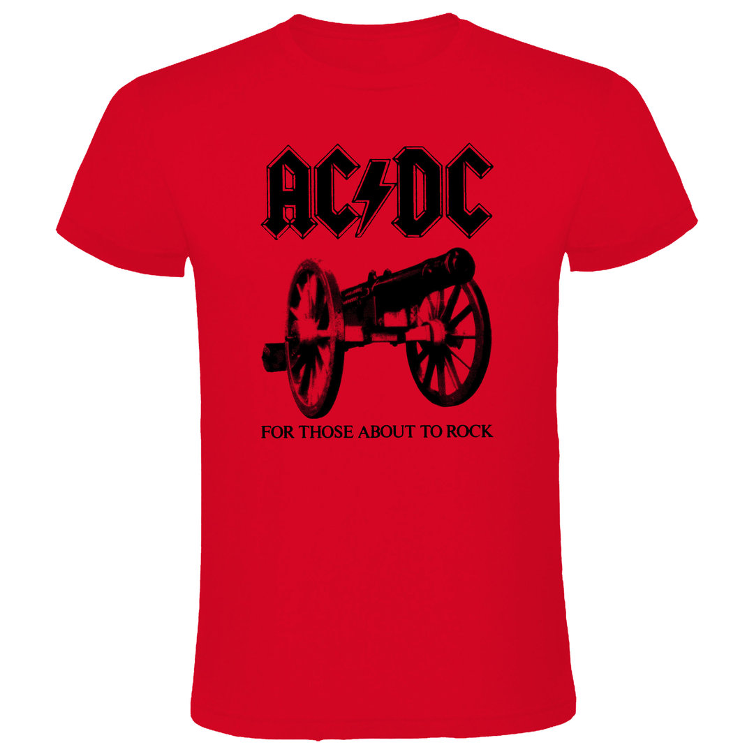 Camiseta de manga corta de hombre - Acdc - For Those About To Rock (227)